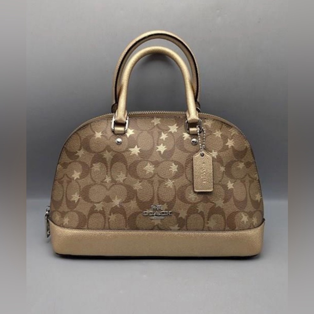 Coach Star Monogram Coated Canvas Sierra Satchel